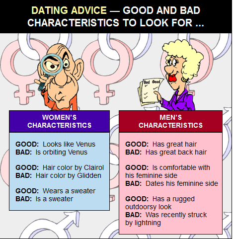 cartoons about good advice, cartoons about bad advice, cartoons about ... cartoons about mentoring, cartoons about dating advice